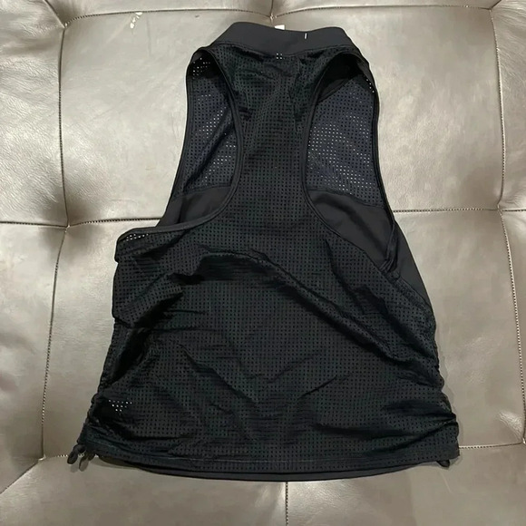 Athleta black mesh zipped front size large - Picture 3 of 6